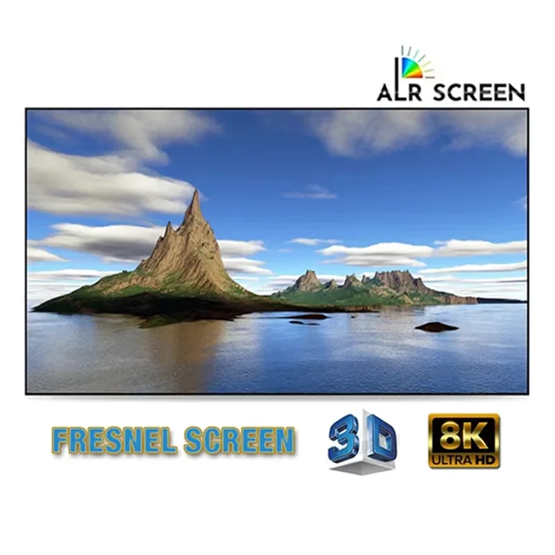 

Yovanxer ALR Fresnel 5.0 Pro Fixed Frame Projection Screen Ambient Light Rejecting for Vidda C1S C2 C3 Long Throw Projector