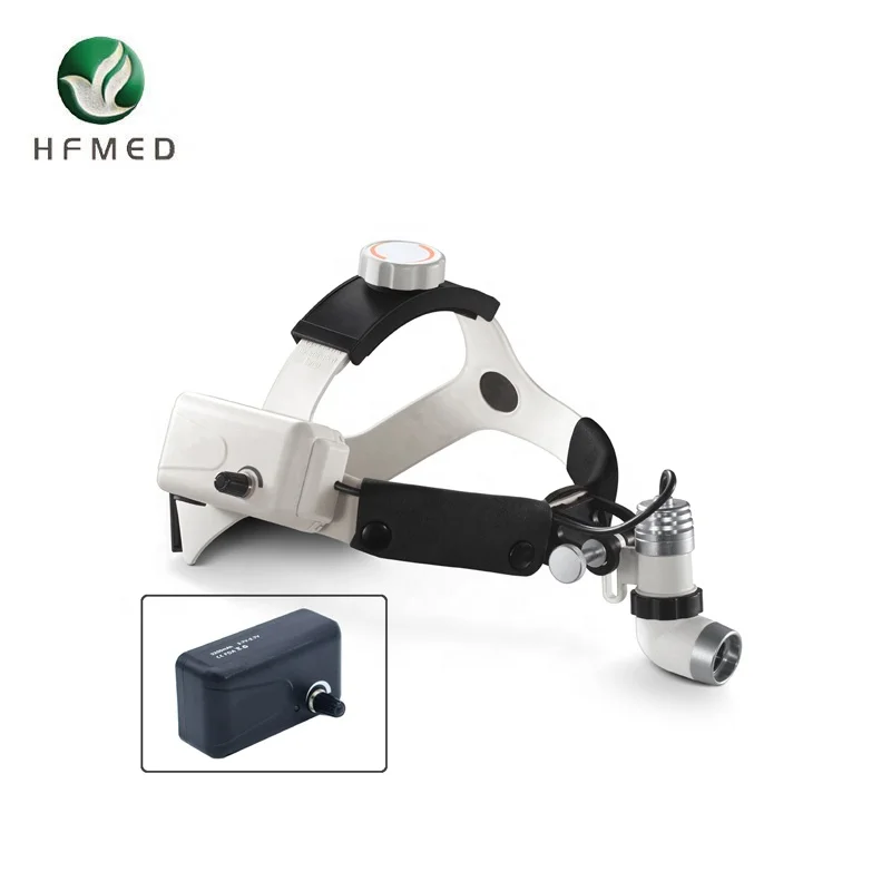 Microsurgery Pet Surgery Dental Clinic High Brightness Wireless LED Operation Lighting Headlight with Double Battery