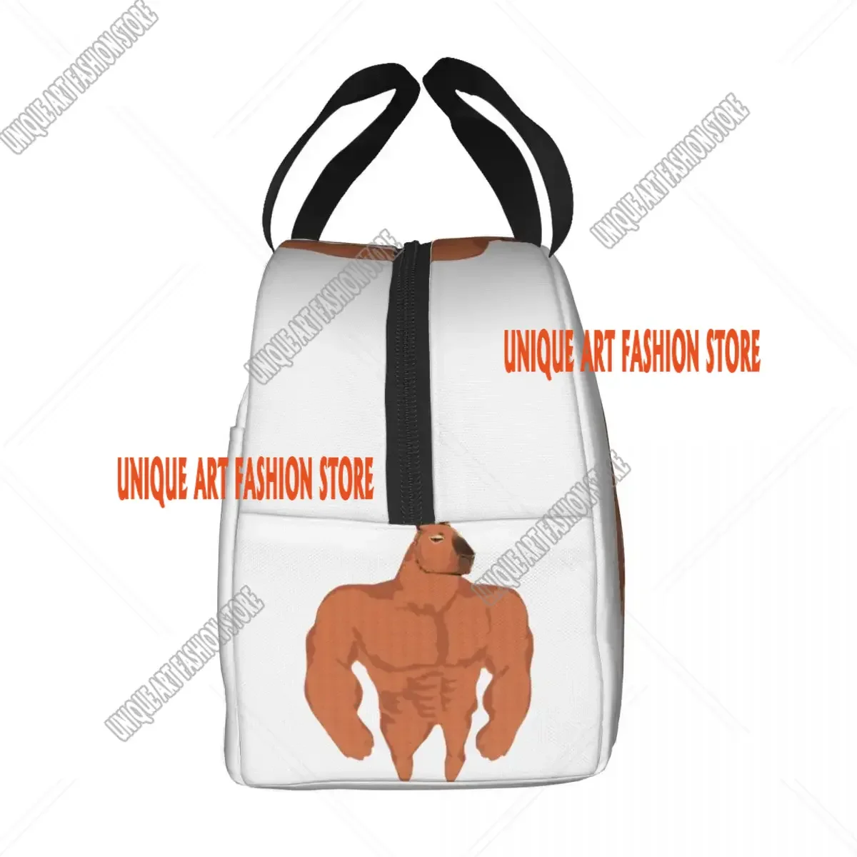 Buff Capybara Borsa per il pranzo termica isolata Contenitore per il pranzo portatile da donna per bambini in età scolare Scatola per alimenti