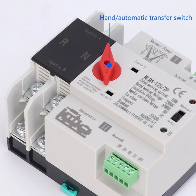 2P Automatic Transfer Electrical Selector Switches Generator Changeover Switches Dropship