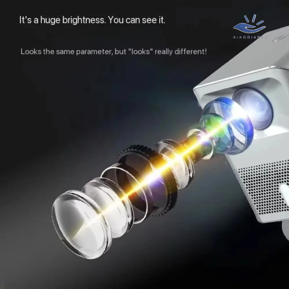 4k Portable Projector Home Theater Movie Video Cinema Tablet Android High Definition Led TV Child 1080P Native Bluetooth Wifi