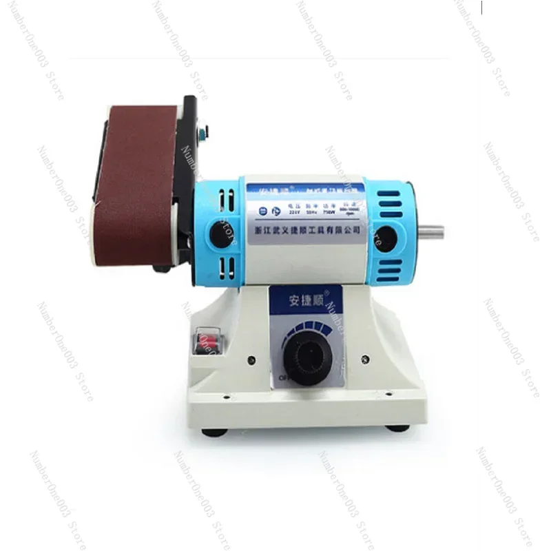 Desktop Multifunctional Engraving Machine, Belt Sander, Table Grinder, Grinding, Woodworking, Metal, Jade, Polishing, 350x50mm