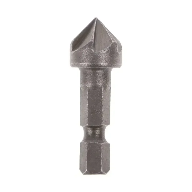 1-6PC 90 Degree Countersink Drill Chamfer Bit 1/4
