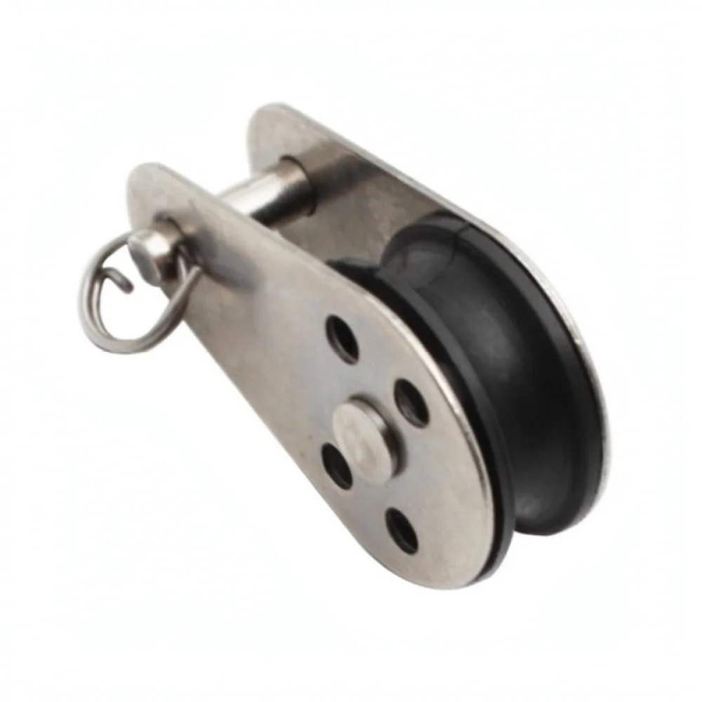High Quality Stainless Steel Nylon Pulley For YUHOOK Marine Yacht Sailing Boat Kayak Anchor Rope Hardware Accessory