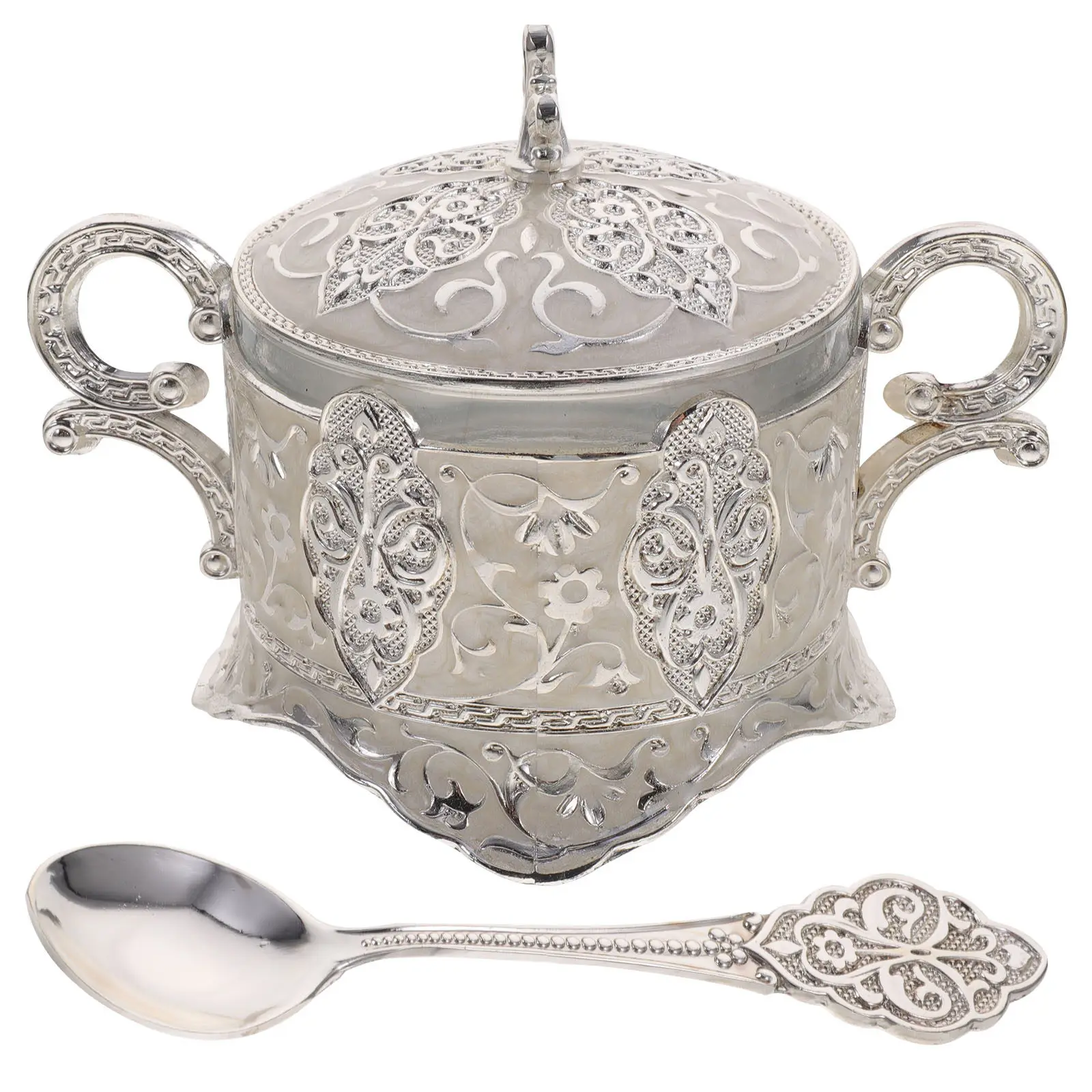 

Набор из 1 банки для специй с рельефным дизайном, кухонный контейнер для хранения приправ, декоративная емкость большой вместимости для дома