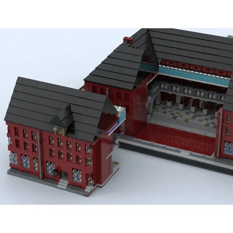

MOC-87184 Street View Stralsund Town Hall сборка сращивание строительного блока модель 7491 строительные блоки детали детская игрушка на день рождения подарок