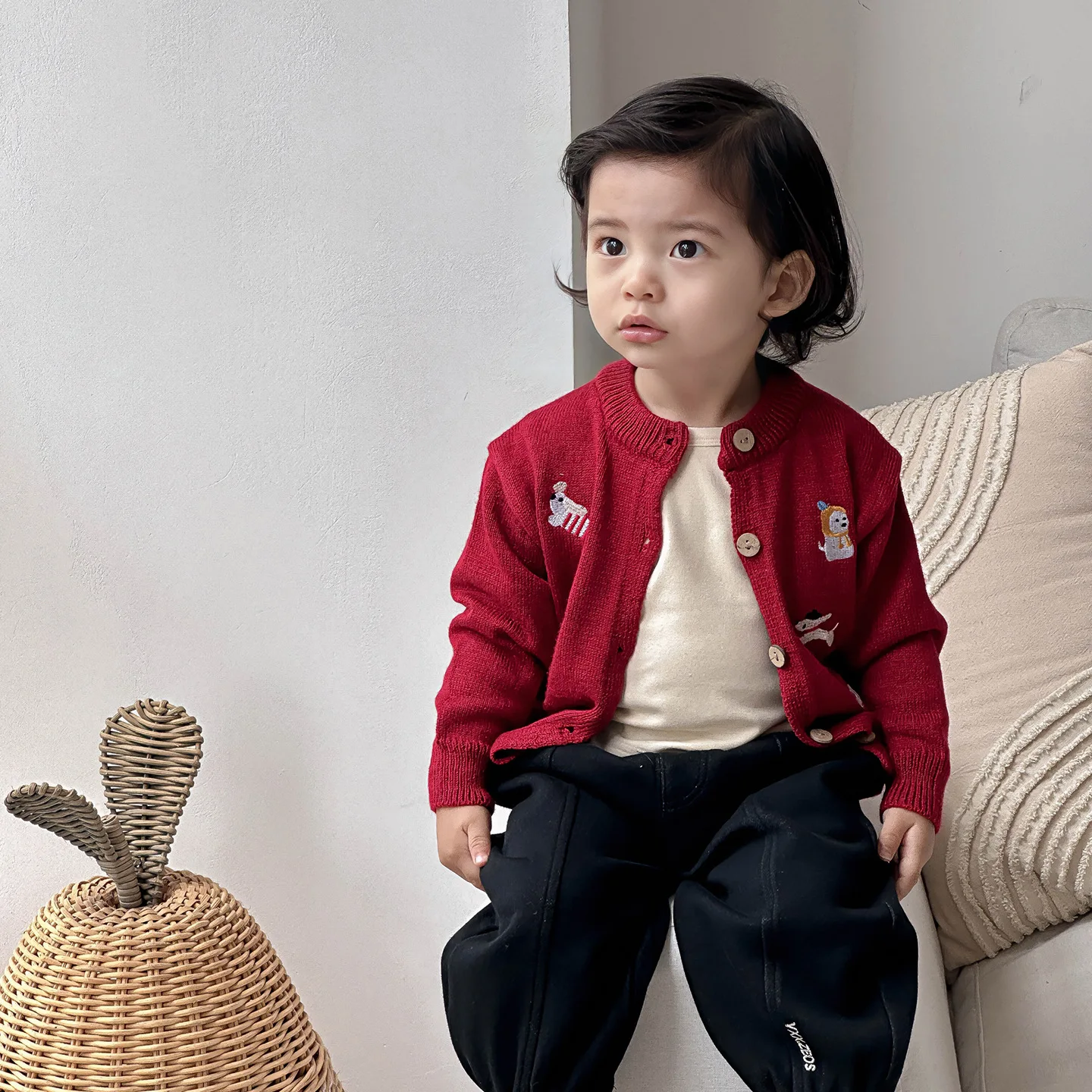 Embroidered Knitted… - image