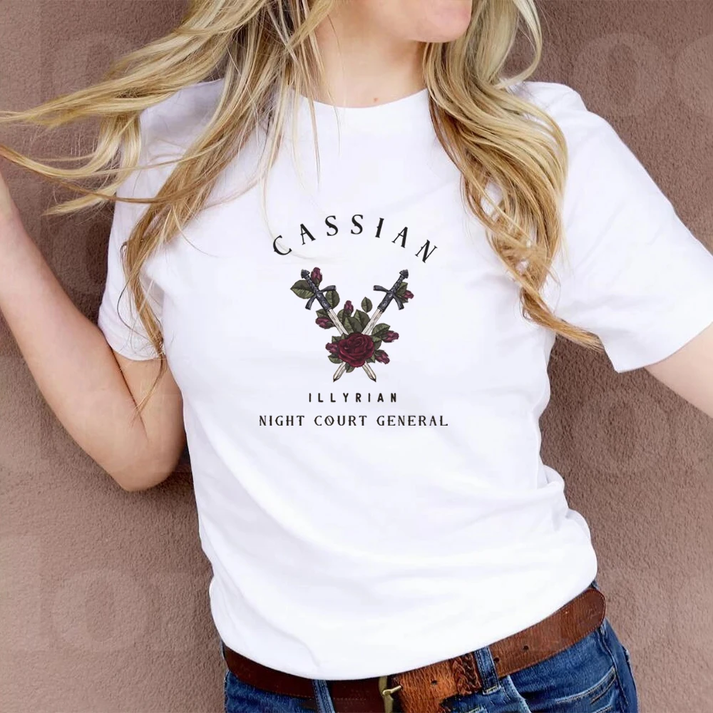 Cassian ACOTAR shirt Comfort Colors tee Acotar Velaris Printed Short Sleeve Illyrian Training Camp Shirt Sarah J Maas Fan Gift