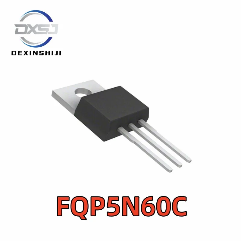 10pcs New original FQP5N60C FQP5N60 in-line head TO-220 MOS FET 5A600V