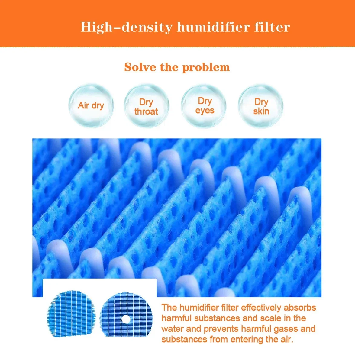 Durable Humidifier Parts FZ-G60MFE Replacement Filter for Sharp KC-G60EU KC-G60EU KC-G50EU KC-G40EU