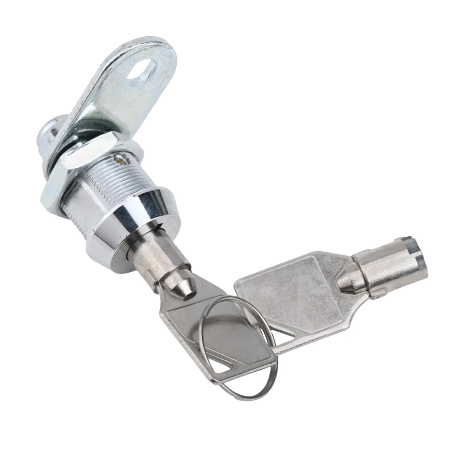 Cam Lock 17mm for Enclosures Cabinets Desks Drawers Mailbox Locker Safe Toolbox Machine Furniture Zinc Alloy 90 Degree Turn