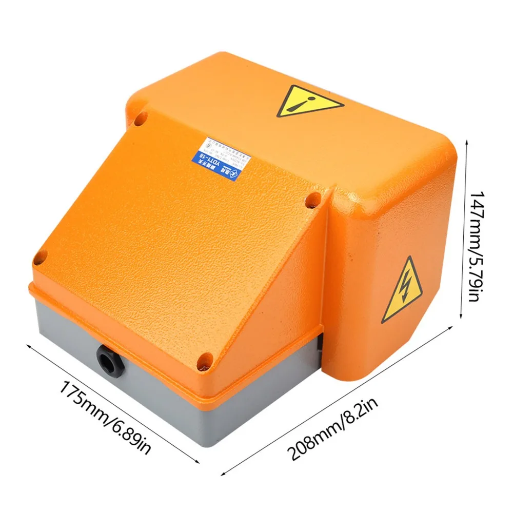 Double Foot Control YDT1-18 Foot Pedal Switch 380VAC Rating Double Foot Control Pedal Foot Operated Pedal Controller