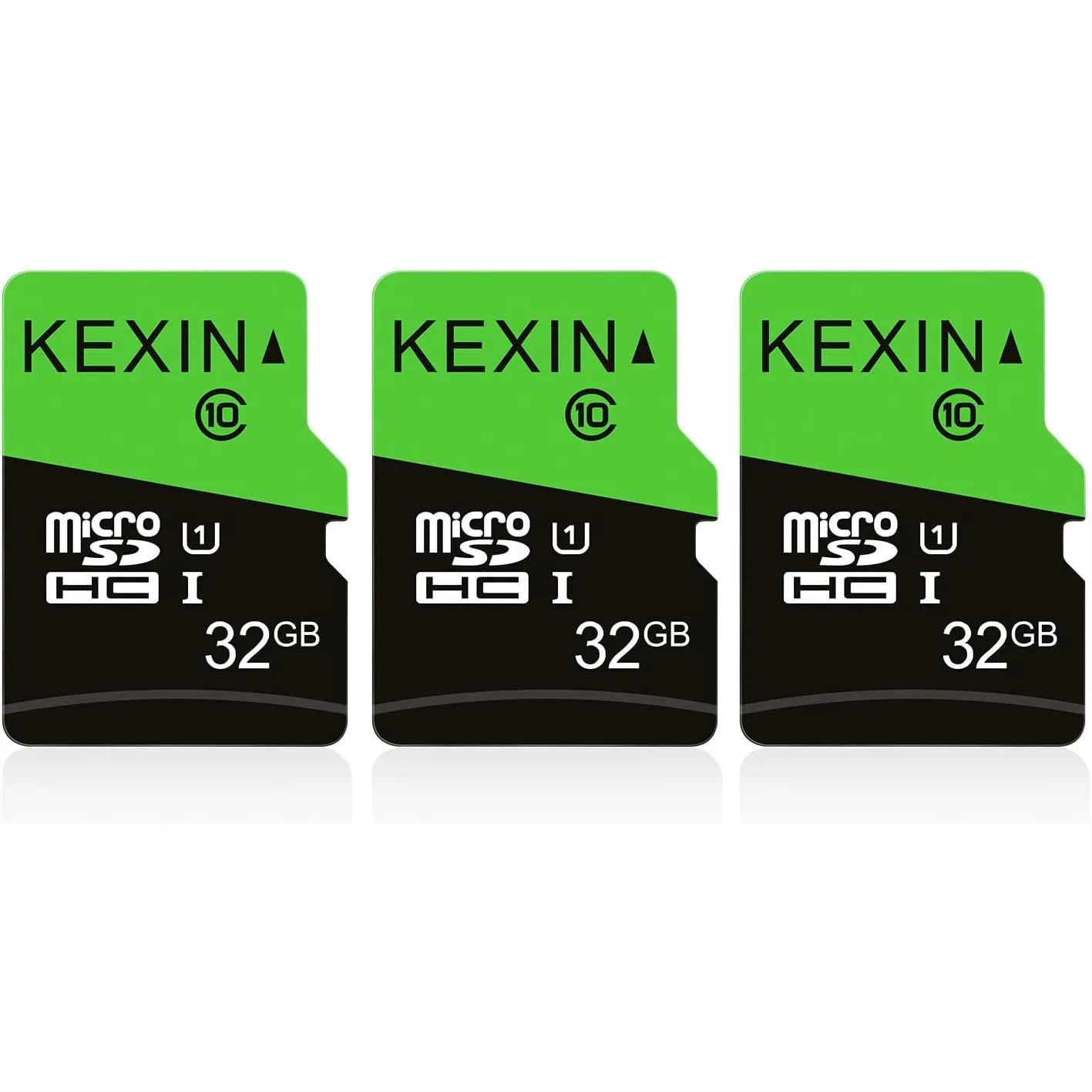 

32GB Micro SD Card 3 Pack, Memory Card MicroSDHC UHS-I Class 10 C10 U1 High Speed for Smartphones, Tablets, Cameras