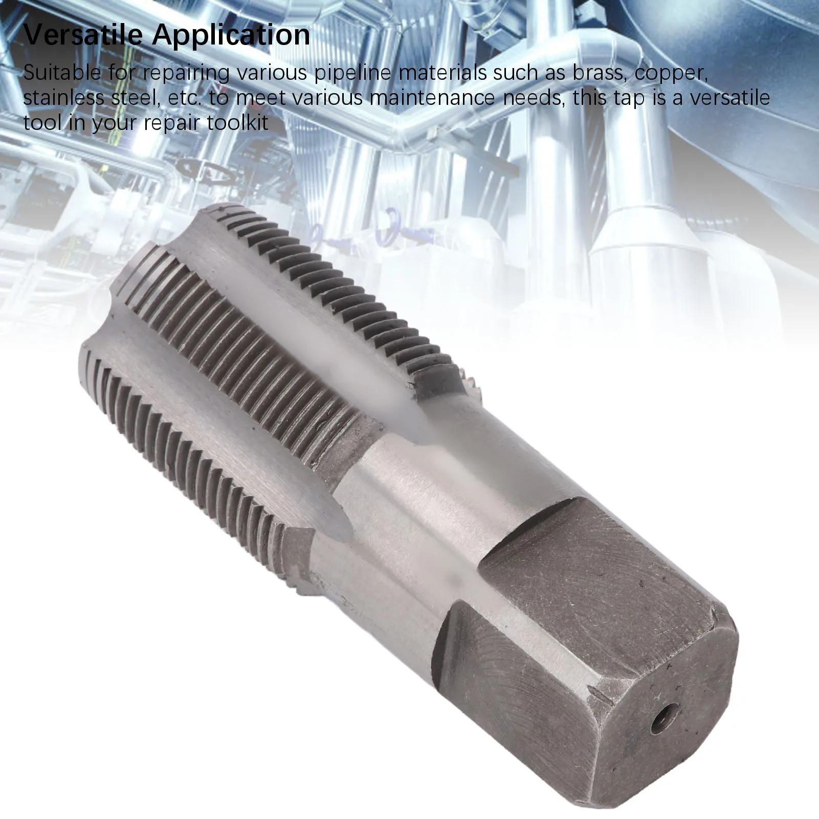 

Plumbing Tap Tool Pipe Thread Tap Versatile Usage Secure and Stable 1-1/4 Inch NPT Plastic Storage Box for Brass Copper Pipes