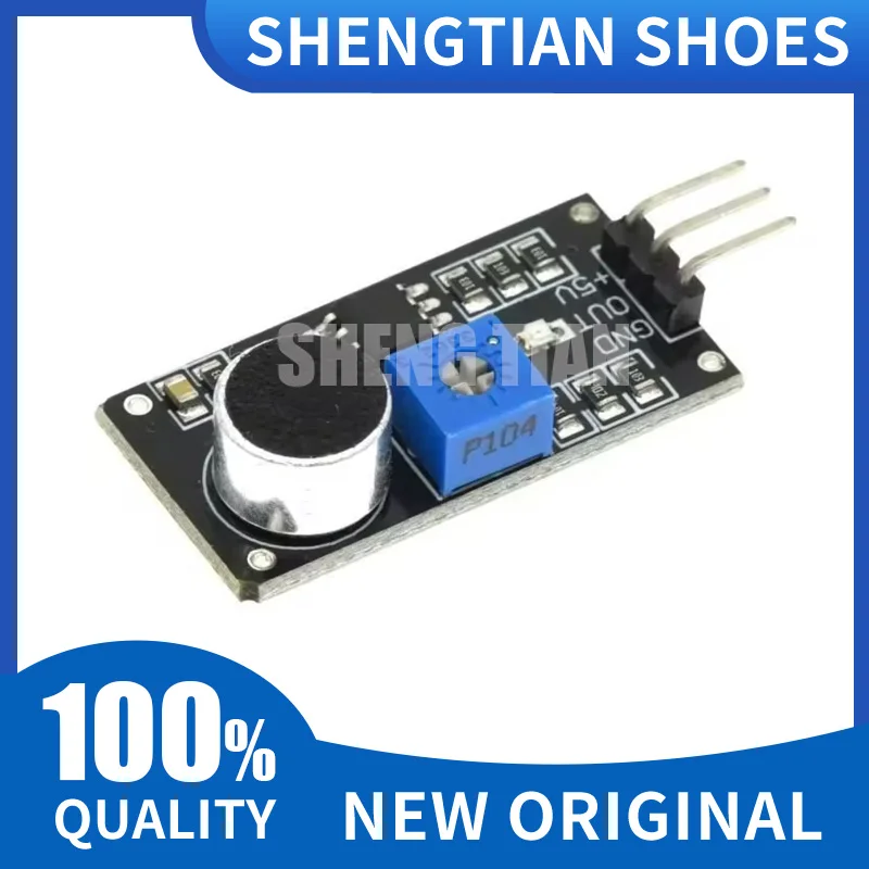 Sound Sensor Module 3 Pin Voice Sound Detection Sensor Amplifier LM393 Electret Microphone DIY Kit