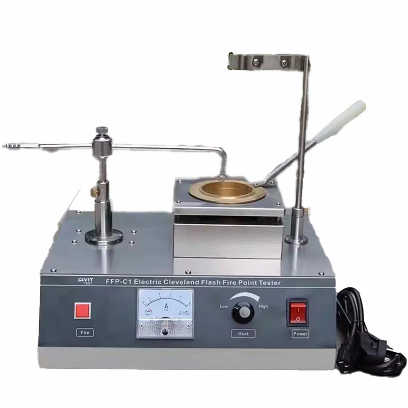 Open Flash Point and Burning Point Tester Open Cup Method Flash Point Tester Petroleum Asphalt Lubricating Oil Testing Machine
