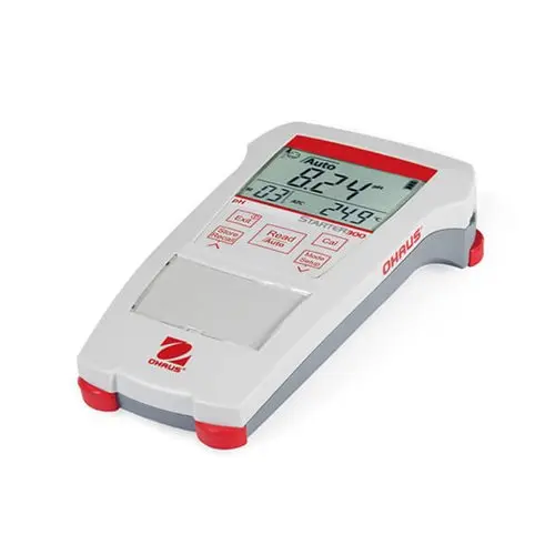 Ohaus Water Analysis Meters & Electrodes Starter 300 pH Convenient Portable pH Meter Liquid Crystal Display ST300 ST-300B