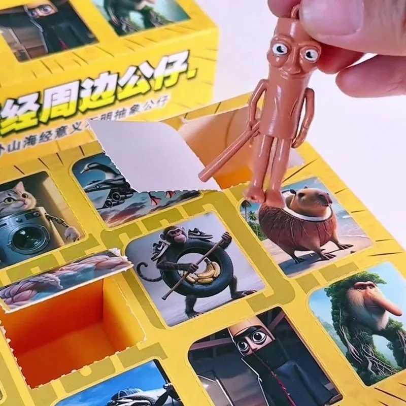 12 Grids Italian Brainrot Blind Box Tungtungtung Sahur Tralalero Tralala Figurine Pendant Mystery Box Model Toy Christmas Gift