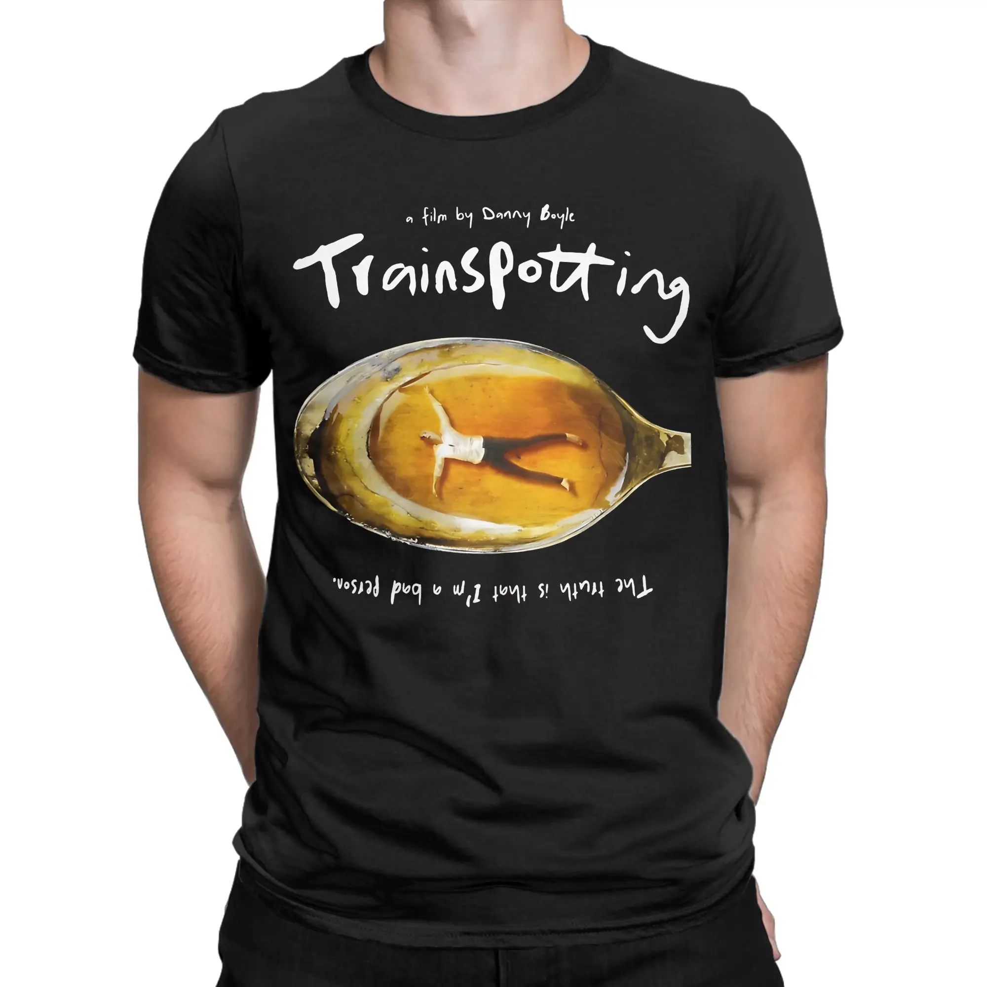 Trainspotting  Tee Shirt for Men Women Gift Idea T Shirts  Cotton Clothing