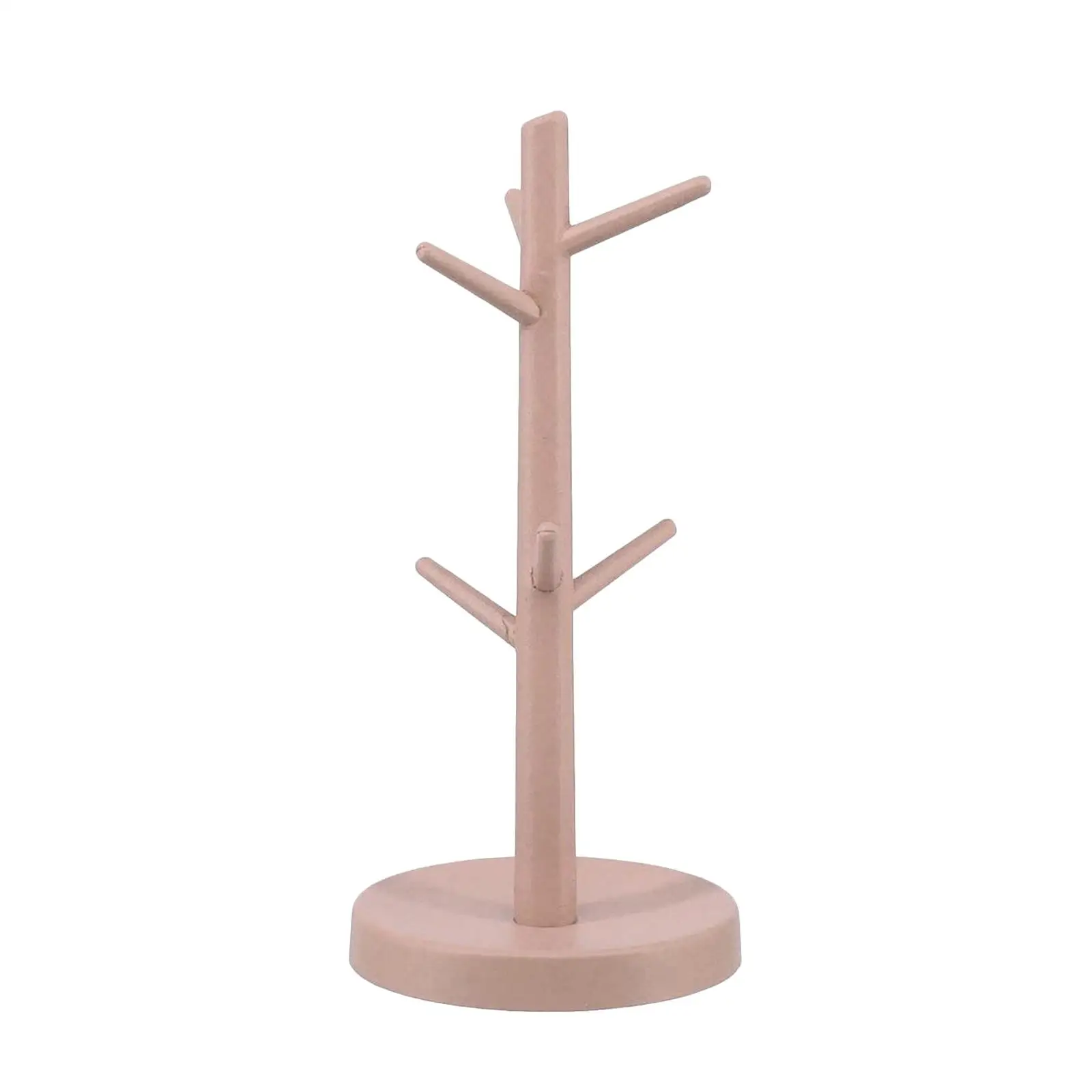 Akcesoria do domku dla lalek Miniaturowy drewniany stojak na kubki w skali 1:12, akcesoria i naczynia do domku dla lalek