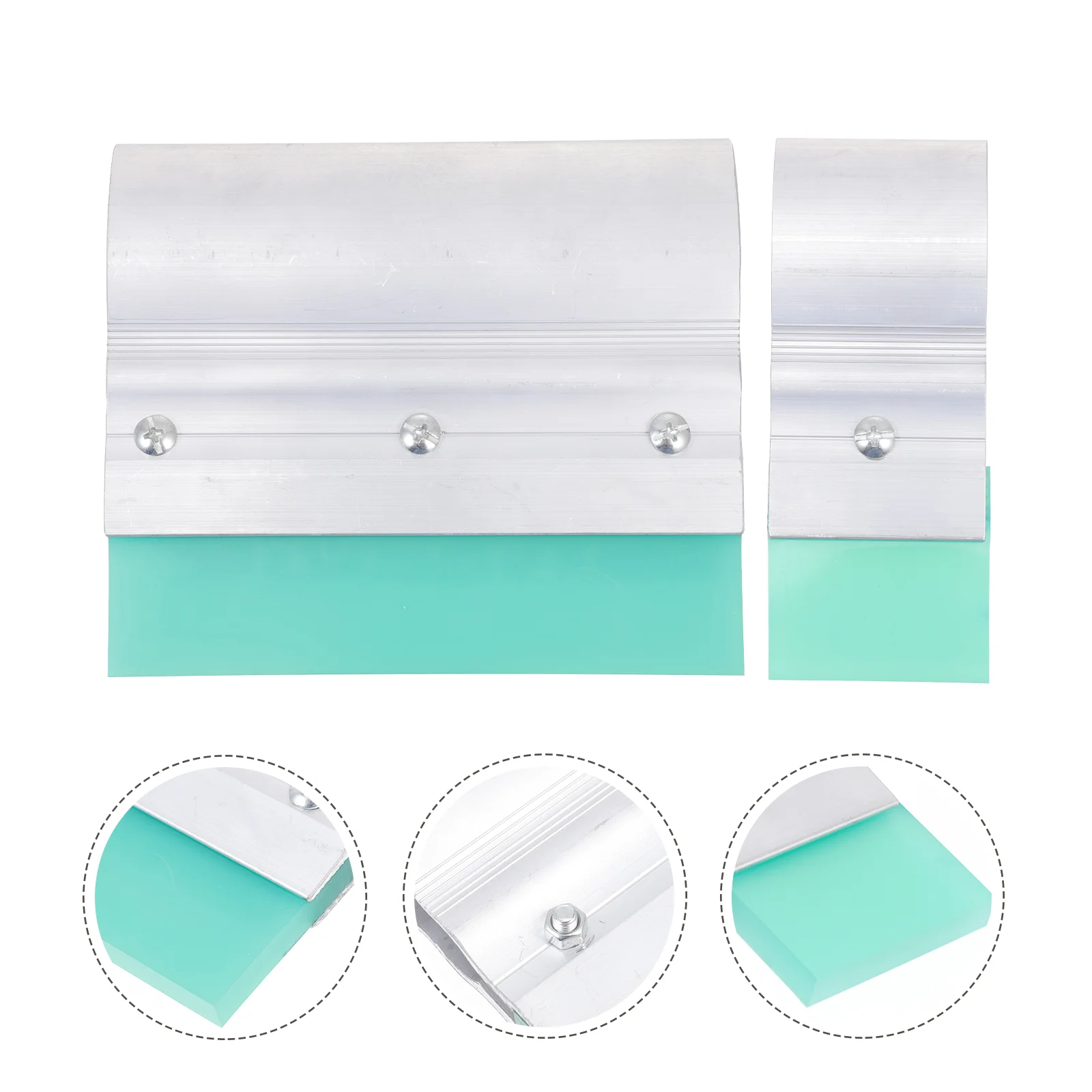 Screen Printing Ink Side Mirror Squeegee Scraper Supply Printmaking Supplies Rubber