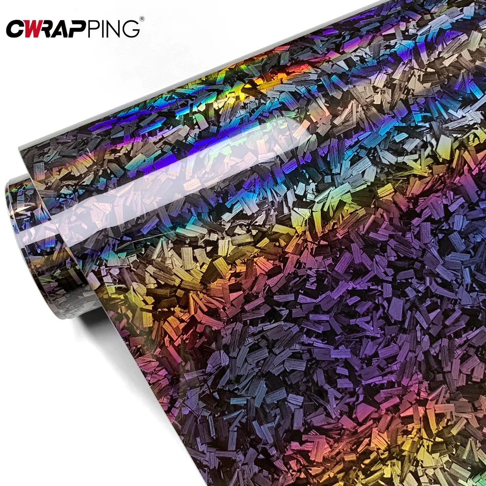 لامعة مزورة ألياف الكربون جسم السيارة التفاف الفينيل فيلم دراجة نارية ملصقات ملصقات السيارات لاصقة للدراجات النارية اكسسوارات السيارات