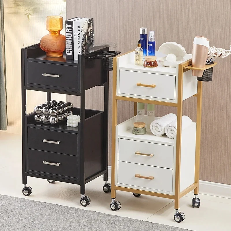 

Storage Hairdressing Trolley Utility Cosmetic Helper Auxiliary Cart For Beauty Salon Carrello Attrezzi Salon Furniture