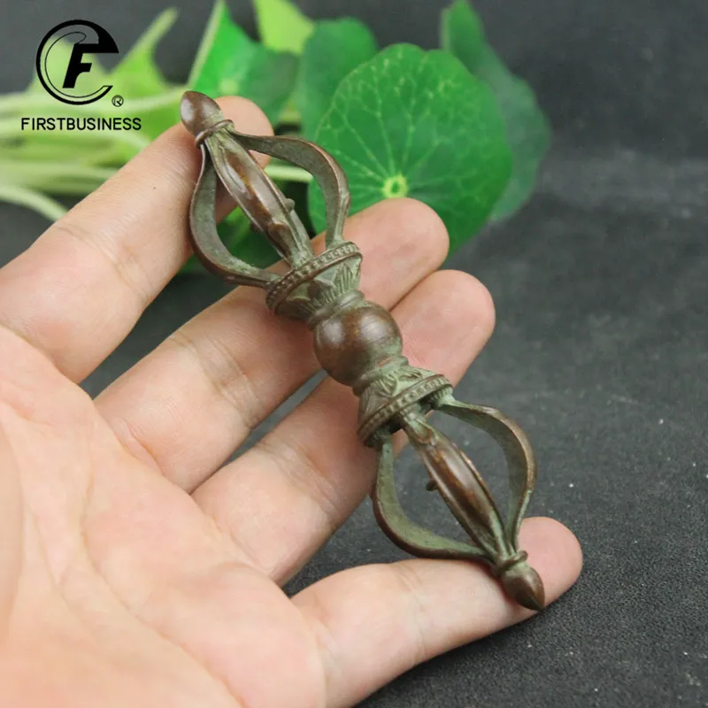 معدن النحاس فاجرا مدقة الحلي بوذا أداة التماثيل خمر البوذية ديكور المنزل مكتب الزينة فنغ شوي الحرف