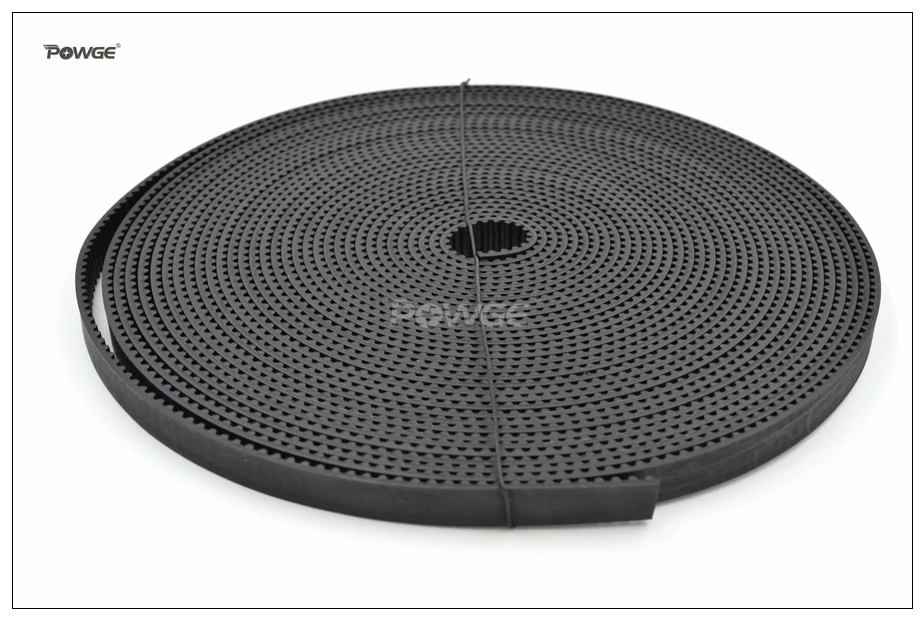 POWGE GT3 Synchronous Belt Width=9/15mm Fit 3GT Pulley 3GT-9 Rubber GT3 9 Open Timing Belt 3D Printer Accessory 3GT-15
