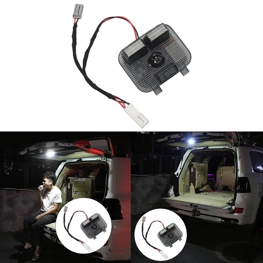 

Trunk Light Rear Glass Lift Gate Dome LED Warning Bar Plastic Material for Camping Outdoor Car Trailer