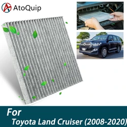 Car Cabin Air Filter For Toyota Land Cruiser 2008-2020 Auto Filters Carbon Fiber 87139-02020 87139-02090 87139-06040 87139-06080