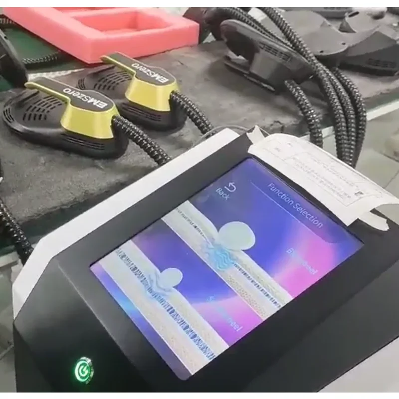 

EMS myoslim RF 2-в-1 машина для коррекции фигуры, вращающийся на 360 градусов профессиональный внутренний шариковый роликовый массажер для похудения, специализированное оборудование