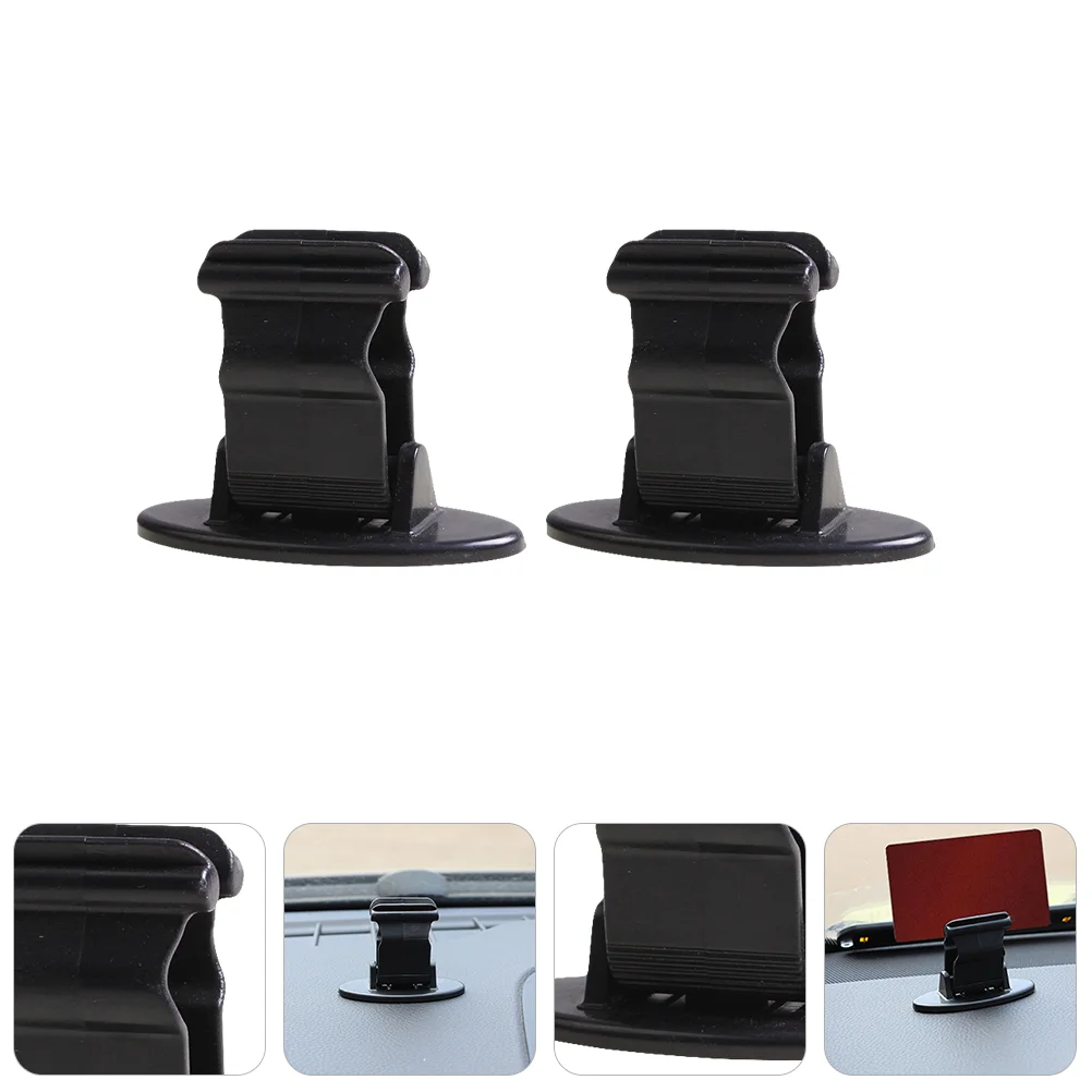 

2 Pcs Display Stand Sun Visor Cato Cards Visors for Organizer Shield 6X45cm Abs Holder