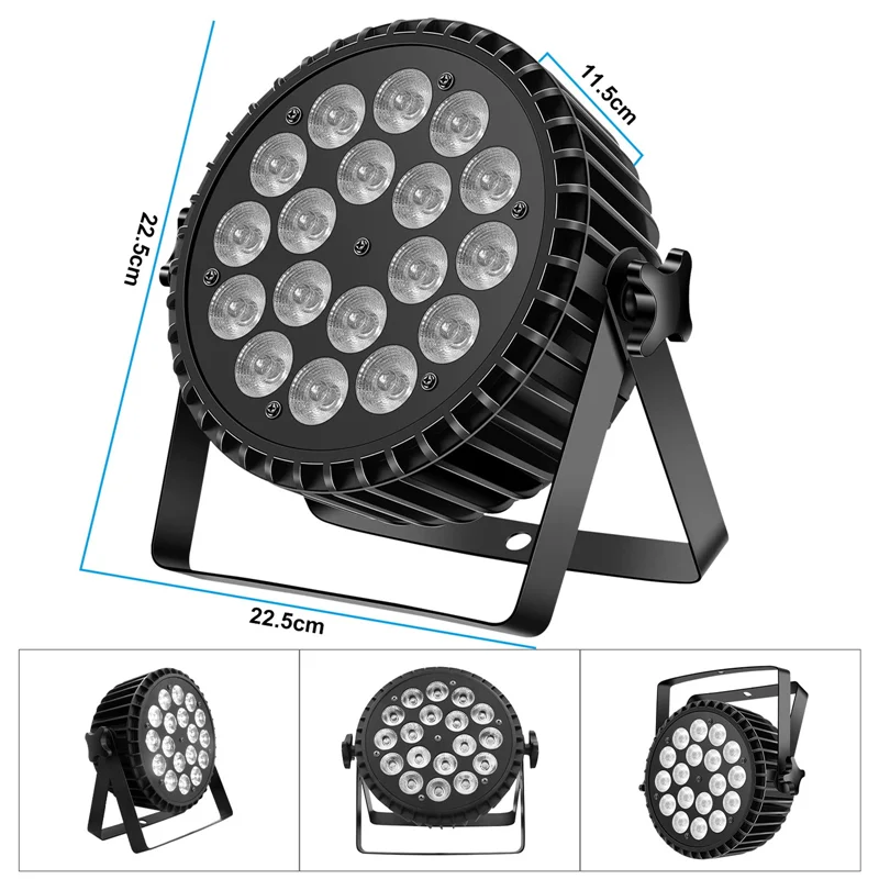 LED Effect light 18x12W LED PAR light LED wash light Disco Party Club Bar DMX512 LED wash effect par light Stage event show