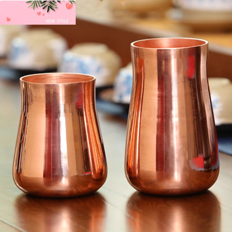 

Кружка ручной работы из чистой меди для пива и молока, креативная винтажная утолщенная московская вода, 350 мл, чашка для завтрака, посуда для московских напитков, посуда