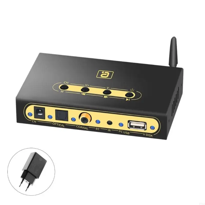 77HA DA720 Digital Converter 5.1CH Bluetooth-Compatible5.0 U-Disk Dekoder