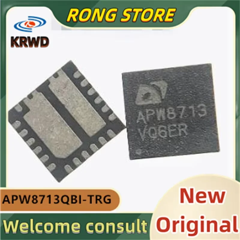 (5PCS) APW8713 New and Original Chip IC APW8713QBI-TRG APW8713QBI 8713 TQFN23P