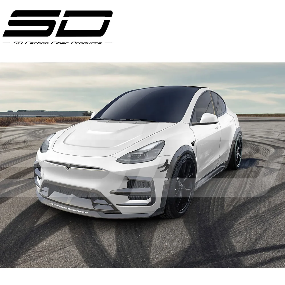 High quality full set wide body kit for model Y