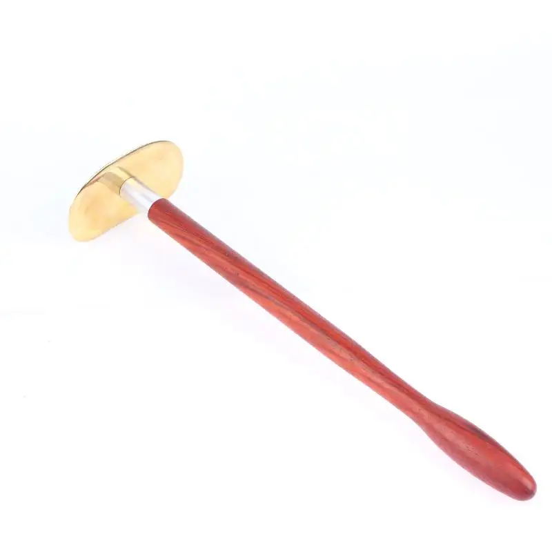 Gua-Sha-Tool aus Holz und Messing – Natürliche Massage für Gesicht/Körper, Lymphdrainage, Hautpflege & Schmerzlinderung – Detail 6