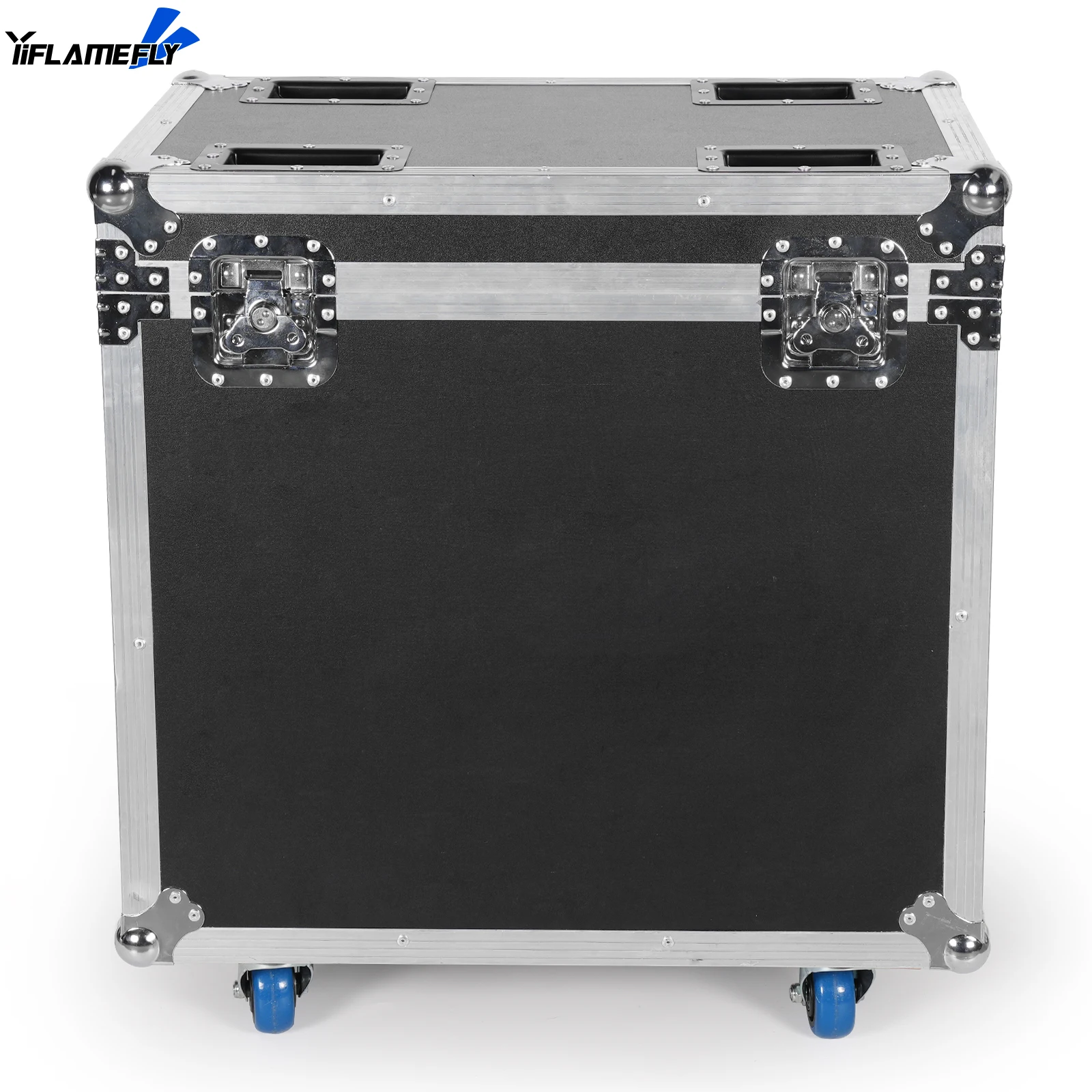

Yiflamefly Airline Case Heavy-duty Gator Case with Built in Wheels and Retractable Tow Handle For 2 Pcs Moving Head Light