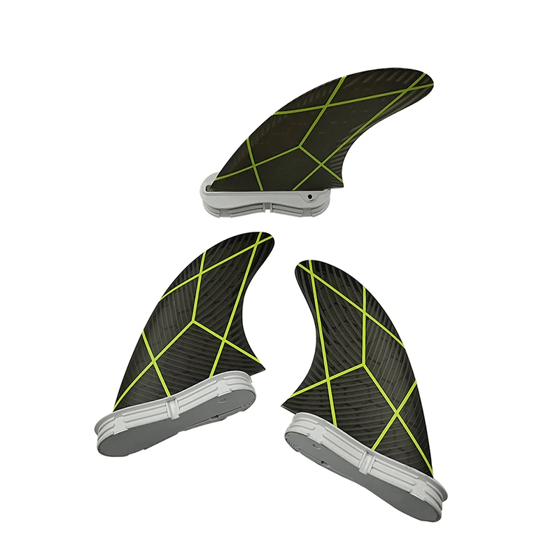 

Surf Fins UPSURF FCS2 Fins, G5, G7 Surfboard, Grey Line Fin, Honeycomb in Surfing Board, Paddle Board, M, L, 3 Pcs Set