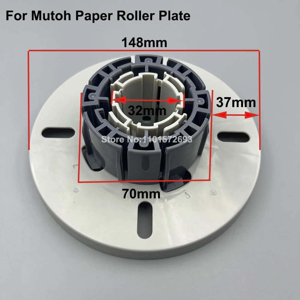 1X Mutoh Media Plate Roller for Mutoh RJ900C VJ1604 VJ1204 VJ1304 Printer DX5 Take Up Reel Retaining Paper Plates Sleeve roller