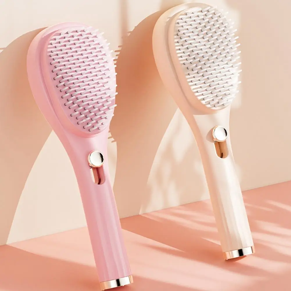 Double-sided Scalp Massage Comb Retractable Hair Brush Anti-static Comb Men Women Hair Detangling Styling Brush