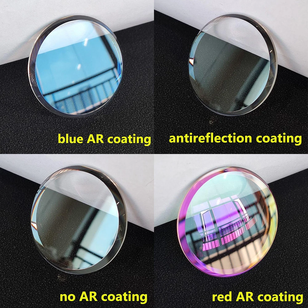 32mm*3.5mm Sapphire Glass Watch Repair Accessories Double Dome Watch Glass Blue/Red/No AR coating fit 6105 6106 6119 6306 6309