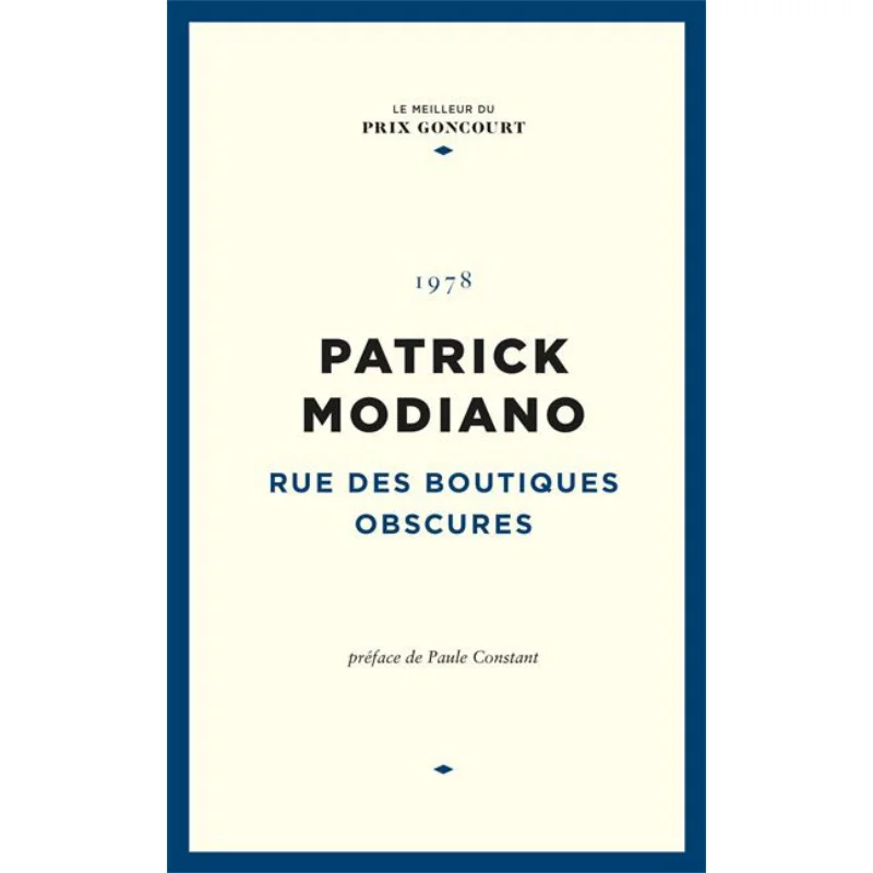 

Rue Des Boutiques Obscures Patrick Modiano Le Figaro Eds 9782810509508 Book