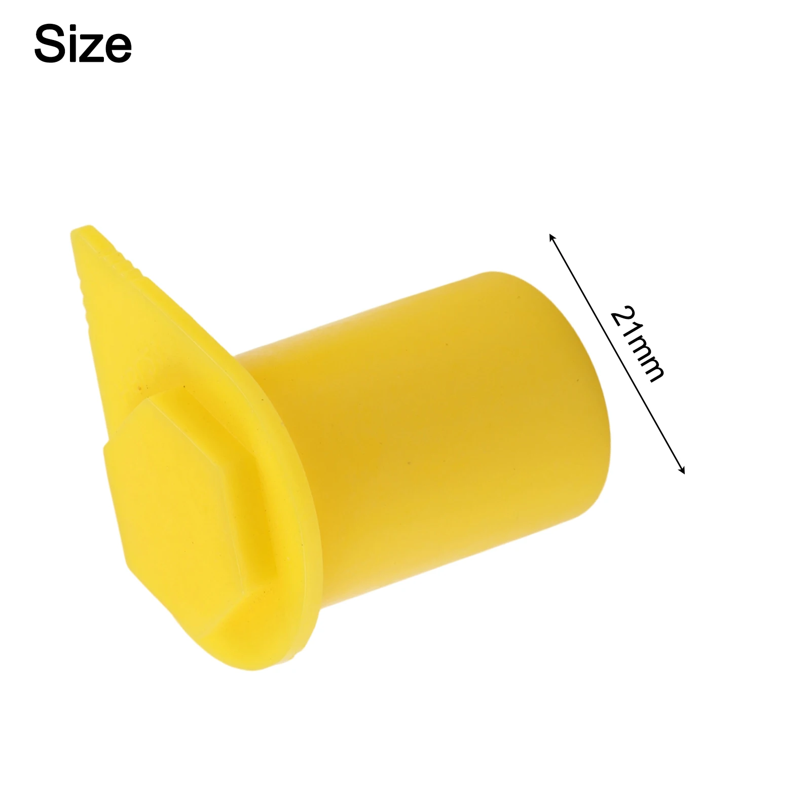 25pcs 21mm Dust Cap Long Wheel Nut Indicators Yellow Safety Wheel