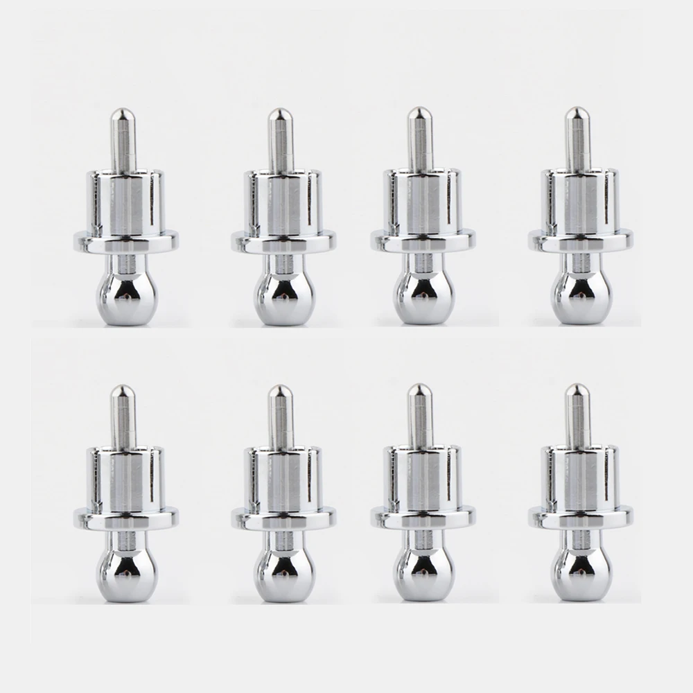 جديد 10 قطعة الروديوم مطلي RCA غطاء التوصيل ماس كهربائى المقبس فونو موصل RCA التدريع مقبس متفرع غطاء وقائي قبعات