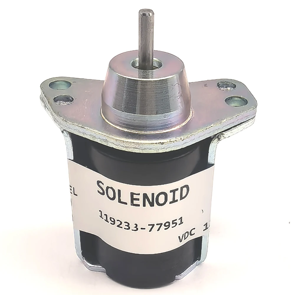 Elettrovalvola 119233-77951 119233-77952 119285-77951 12V Stop Solenoid Valve For Yanmar B30 VIO20 B30V B25V TB125 Engines 3TNA71 3TNE7 Pneumatica — dettaglio 4