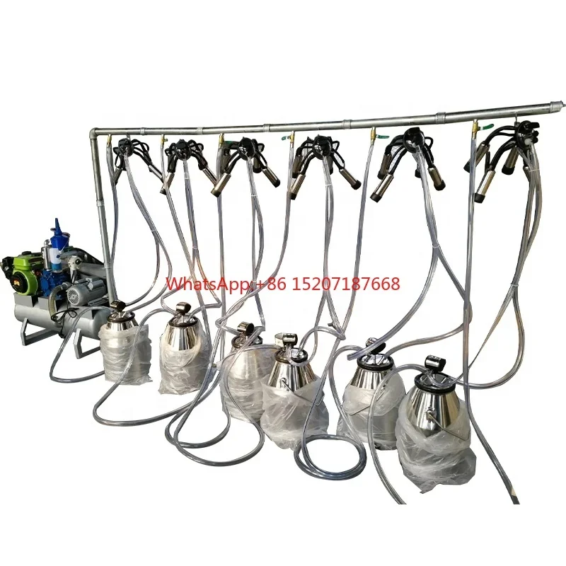 Farm Machinery small portable cow milking machine small scale goat battery power goat milking machine