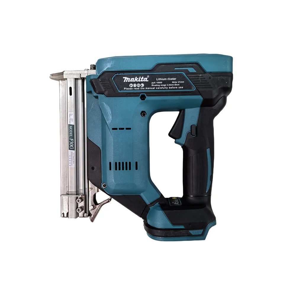 Imagem -05 - Makita 18v Pistola de Pregos Dfn350z sem Fio Medidor sem Escova Brad Nailer Carpintaria Decoração Elétrica Pistola Pneumática Ferramenta para Trabalhar Madeira